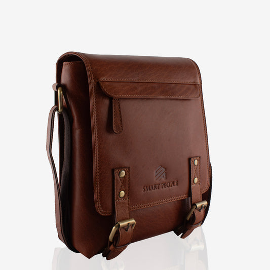 ALTAIR - Tan Leather Crossbody Bag
