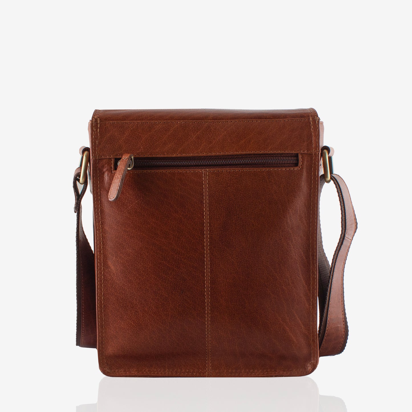 ALTAIR - Tan Leather Crossbody Bag