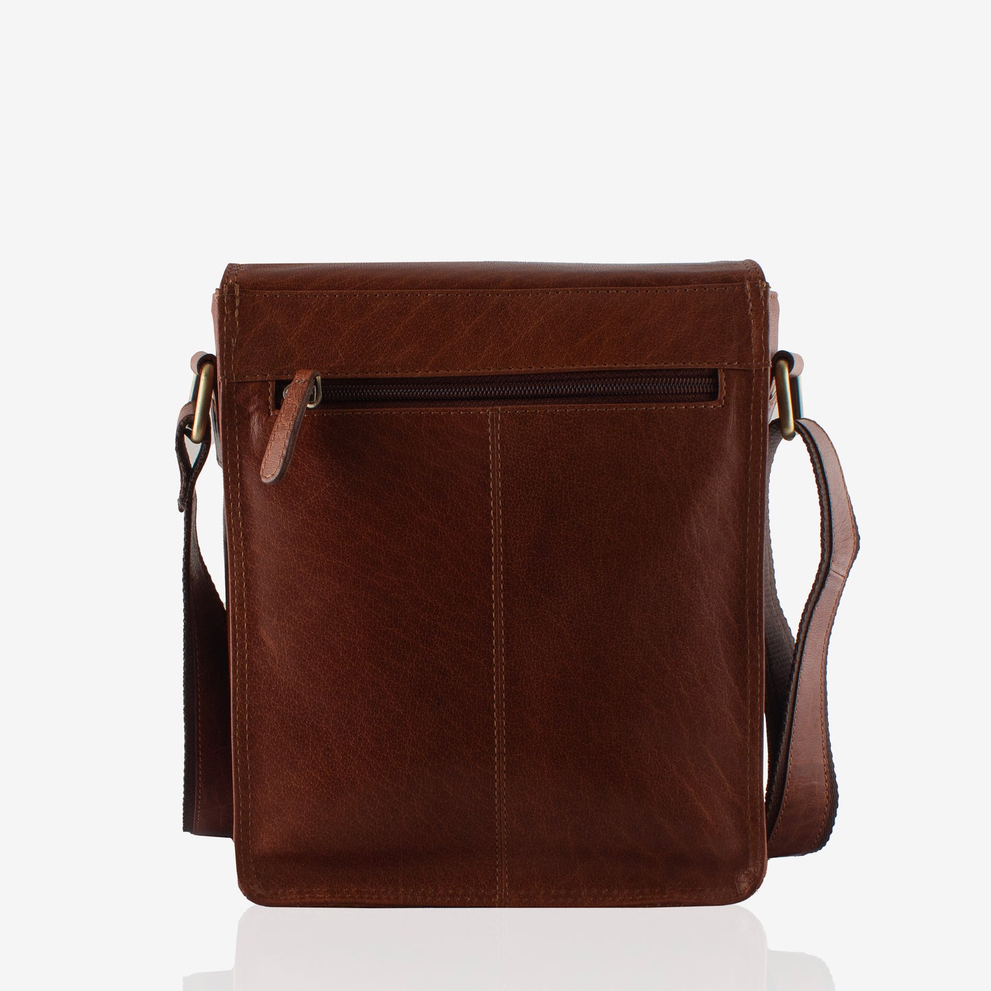 ALTAIR - Tan Leather Crossbody Bag