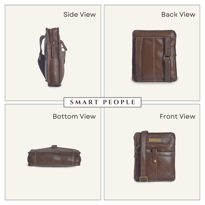 Adventurer - Brushwood Leather Crossbody Bag