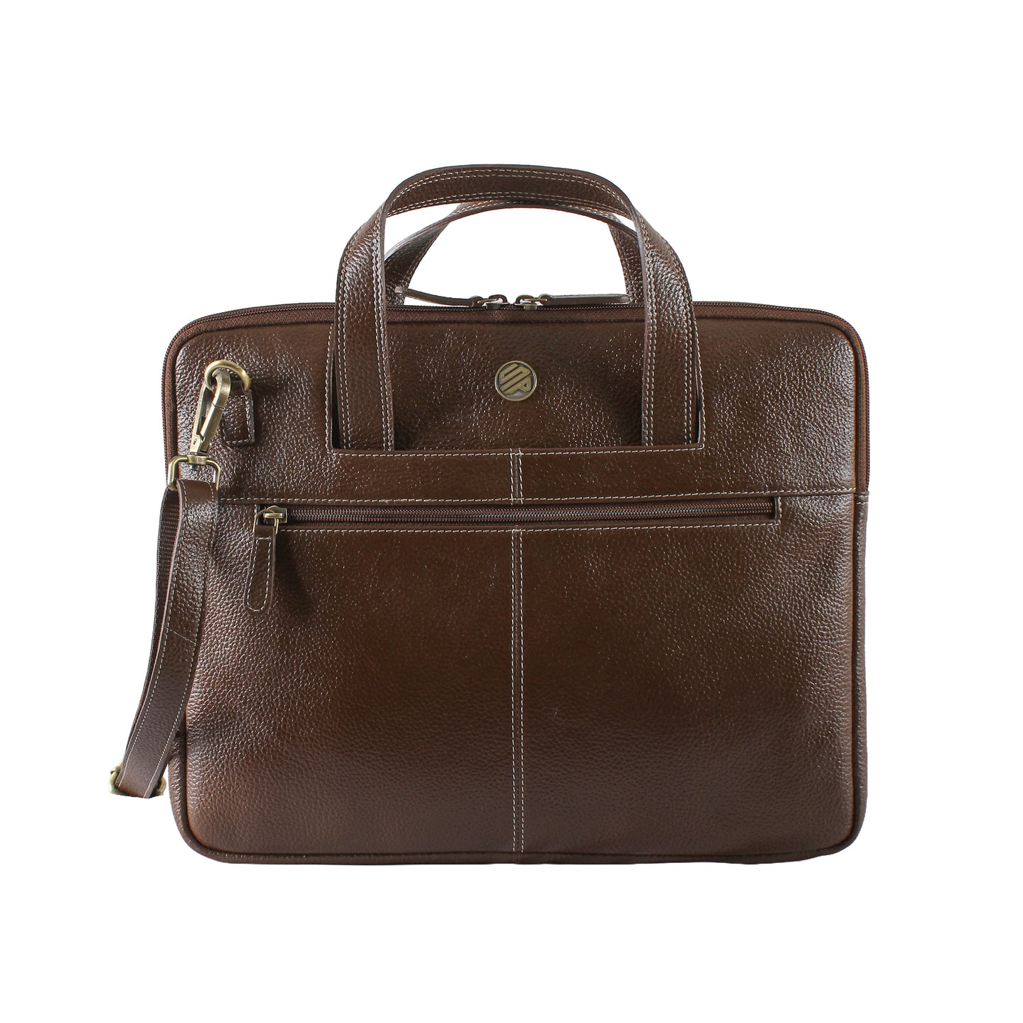 Tuxedo Tan Genuine Leather Laptop Bag Sleeve | Fits 13/14/15 Inch Laptop/MacBook