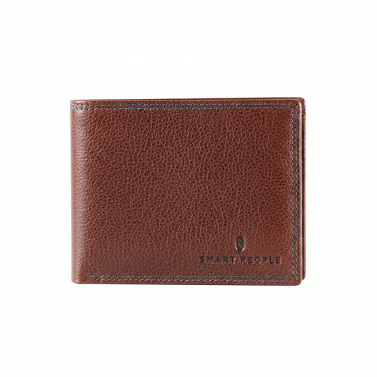 Brown leather wallet for Men