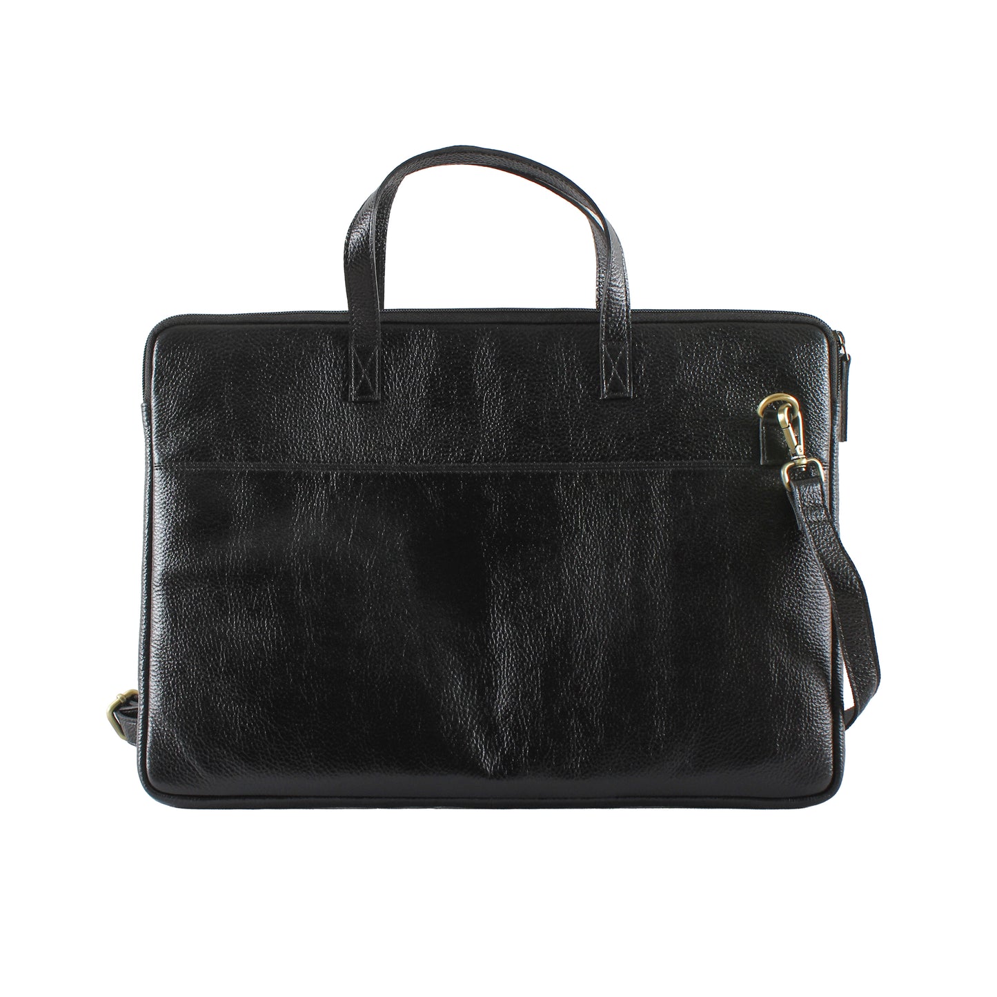 Laplet Genuine Leather Laptop Bag Sleeve - Black
