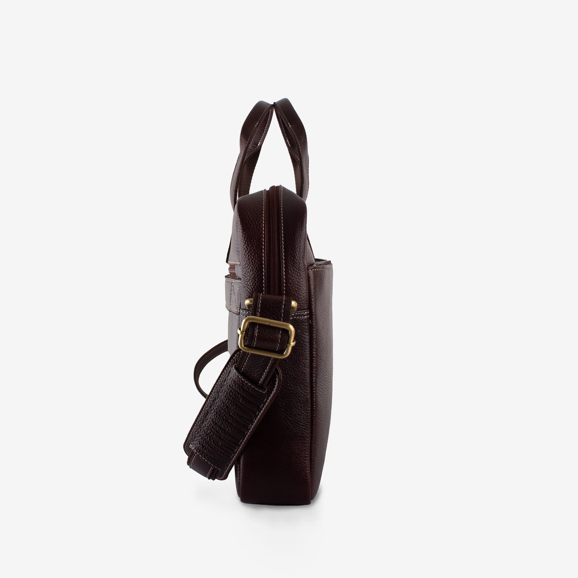legend croco brown genuine leather laptop bag for men