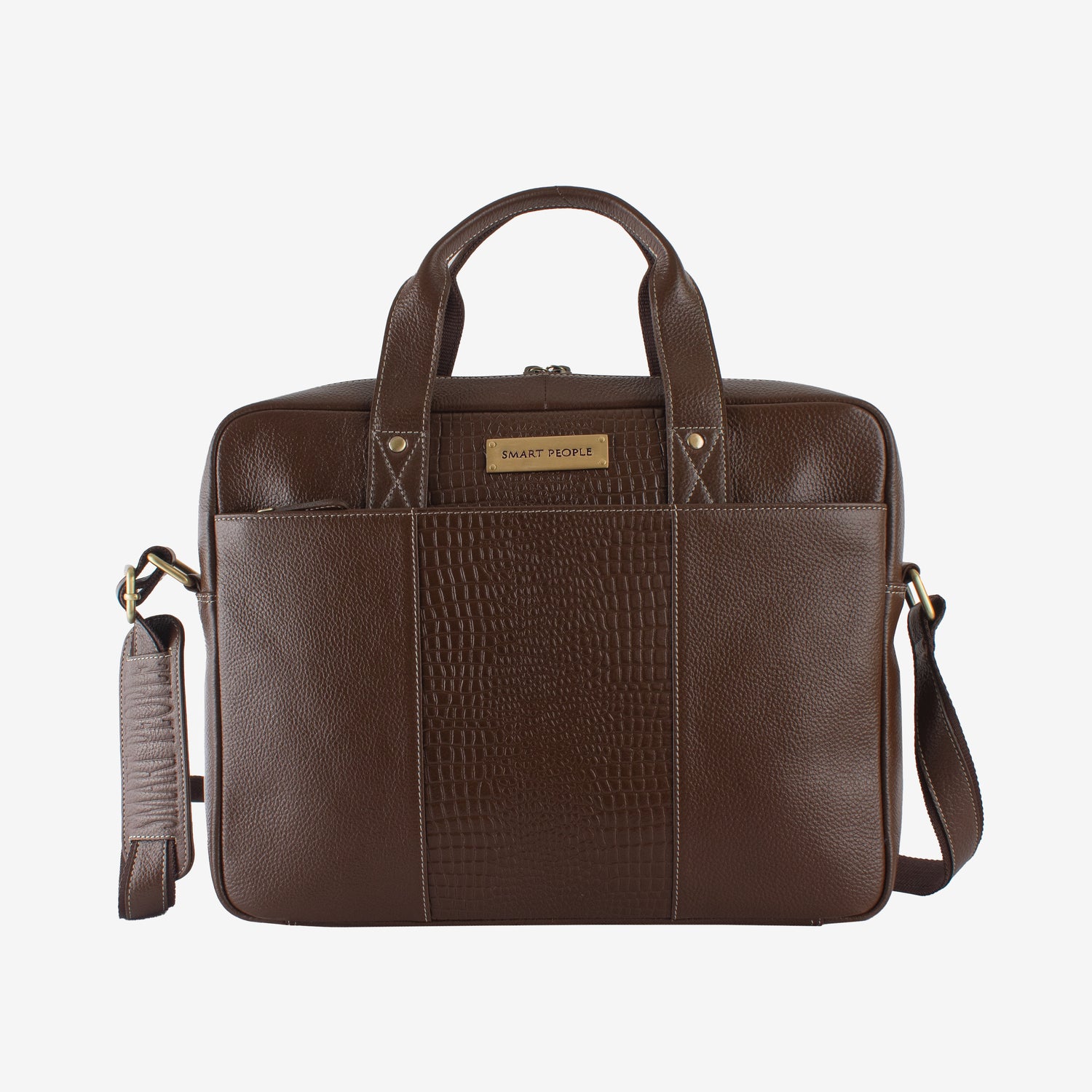 legend croco brushwood genuine leather laptop bag for men
